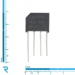 پل دیود 4 آمپر 800 ولت شانه ای KBL406