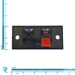 ترمینال بلندگو 2 تایی مستطیلی