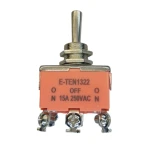 کلید سه حالته کلنگی 6 پین بزرگ