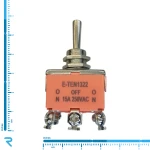 کلید سه حالته کلنگی 6 پین بزرگ