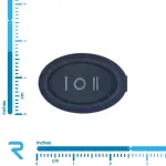 کلید راکر 3 حالته 3 پین بیضی