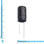 خازن الکترولیتی 330 میکرو فاراد 100 ولت NIPPON سری KYB اصل ژاپن