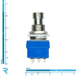 سوئیچ پا پدال گیتار 9 پین شامل PCB واشر فلزی