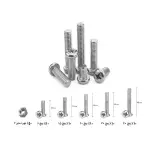 پیچ و مهره سایز 3 بسته 50 عددی