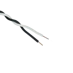 سیم دو رشته ای تلفنی رانژه 0.2*2 آلومینیوم روکش مس (CCA) سفید مشکی