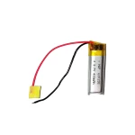 باتری لیتیوم پلیمر 3.7 ولت 400mAh مدل 601235
