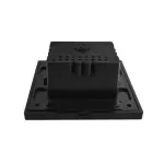 قاب کلید هوشمند لمسی شامل بدنه و فریم مشکی