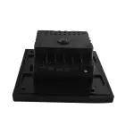 قاب کلید هوشمند لمسی شامل بدنه و فریم مشکی