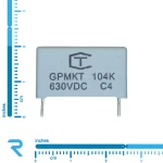 خازن 100 نانو فاراد 630 ولت 27*15 MKT