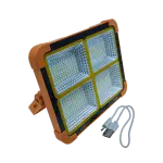 پروژکتور و پاور بانک شارژی خورشیدی 100 وات مدل ky-100w