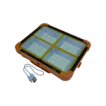 پروژکتور و پاور بانک شارژی خورشیدی 100 وات مدل ky-100w