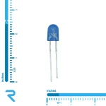 ال ای دی OVAL آبی مات LED-Lamp