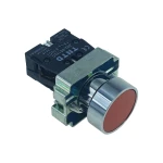 کلید شستی فشاری گرد قرمز تک کنتاکت استاپ (Normally Close)