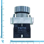 کلید شستی فشاری گرد قرمز تک کنتاکت استاپ (Normally Close)