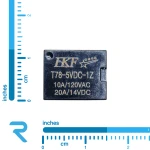 رله 5 ولت تک کنتاکت 20 آمپر 5 پین بچه میلون