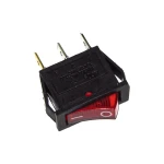 کلید راکر دو حالته 3 پین چراغ دار 10*26