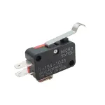 میکرو سوئیچ اهرم دار 15 آمپر دسته خمیده V-154-1C25