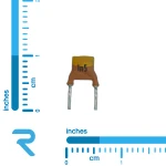 خازن 1.5 نانو فاراد عدسی