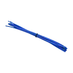 سیم 1 افشان 30 سانتی متری آبی تمام مس (CCC) بسته 10 عددی