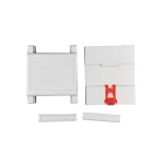 باکس پلاستیکی ریلی استاندارد ABR133-A1 ابعاد 5.6×9.5×8 سانتی متر