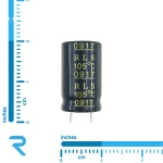 خازن الکترولیت 2200 میکرو فاراد 6.3 ولت 20x10