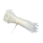 بست کمربندی 37 سانتی متری سفید بسته 100 عددی