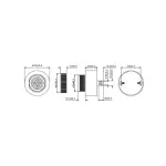 بازر 220 ولت 43 میلیمتری پسیو صنعتی PL-35A29ER220SQ اصل تایوان