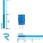 خازن الکترولیت 22 میکرو فاراد 16 ولت CAPXON پایه کوتاه