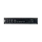 خط کش PCB با انواع پکیج قطعات الکترونیک 20 سانتی متری