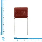 خازن 2.2 میکرو فاراد 400 ولت پلی استر