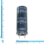 خازن 5600 میکرو فاراد 50 ولت پایه کوتاه