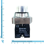 کلید شستی فشاری گرد سبز تک کنتاکت استارت (Normally Open)