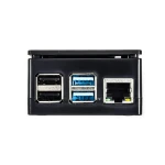 کیس مشکی برد رزبری پای Raspberry Pi 4 با قابلیت نصب فن و نمایشگر 35 اینچی