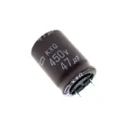 خازن الکترولیت 47 میکرو فاراد 450 ولت NIPPON سری KXG پایه کوتاه اصل ژاپن