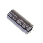 خازن الکترولیت 1000 میکرو فاراد 80 ولت NICHICON سری PJ پایه کوتاه اصل ژاپن