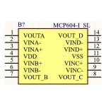 آی سی آپ امپ SMD MCP604-I/SL
