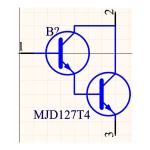 ترانزیستور قدرت دارلینگتون SMD MJD127T4