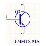 ترانزیستور FMMT619TA NPN SMD