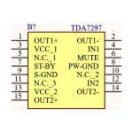 آی سی آمپلی فایر TDA7297
