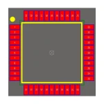 میکروکنترلر  SMD ATMEGA16A-AU بازسازی شده