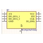 آی سی حافظه فلش سریال W25Q256JVEIQ