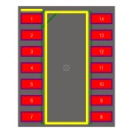 آی سی گیت SMD SN74HCU04DR NOT