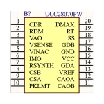 آی سی کنترلر SMD UCC28070PW PFC
