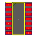 آی سی بافر SMD SN74LS07D