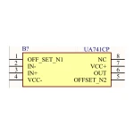 آی سی آپ امپ UA741 کپی