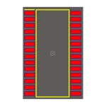 میکروکنترلر SMD PIC16F876A-I/SO