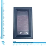 ولت متر و آمپر متر پنلی 10A-100V دو رنگ قرمز و آبی با قابلیت کالیبره ولتاژ V1.3