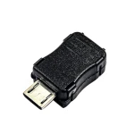 کانکتور نری میکرو USB دو پین با کیس پلاستیکی