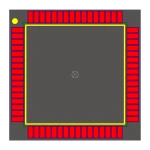 میکروکنترلر SMD ATMEGA2561-16AU بازسازی شده