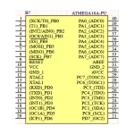 میکروکنترلر DIP ATMEGA16A-PU